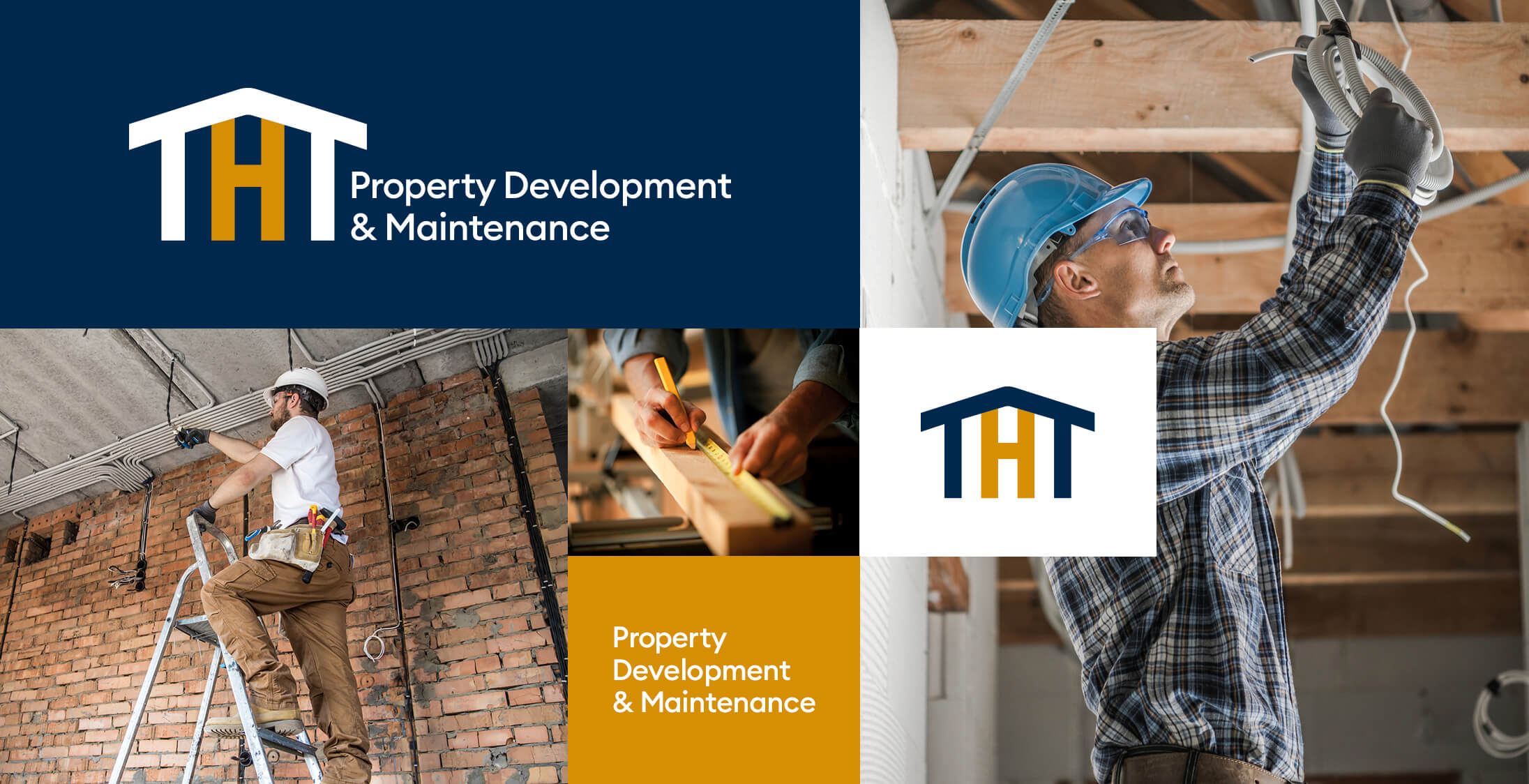 THT Property Development brand identity